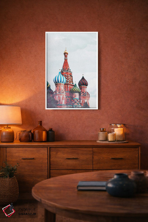 تابلو دکوراتیو پوستر سفر به روسیه اثر ناتالی رایان - D3W