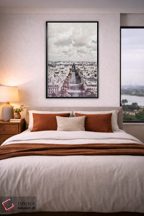 تابلو دکوراتیو پوستر سفر به شهر پاریس اثر ناتالی رایان - D5B