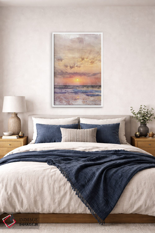 تابلو دکوراتیو پوستر غروب آفتاب گوا اثر ناتالی رایان - D3W