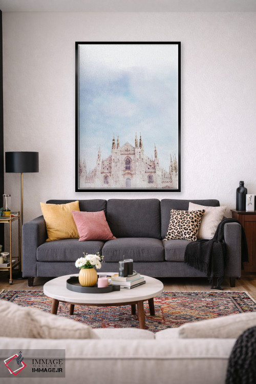 تابلو دکوراتیو پوستر سفر به دوئومو میلان اثر ناتالی رایان - D2B