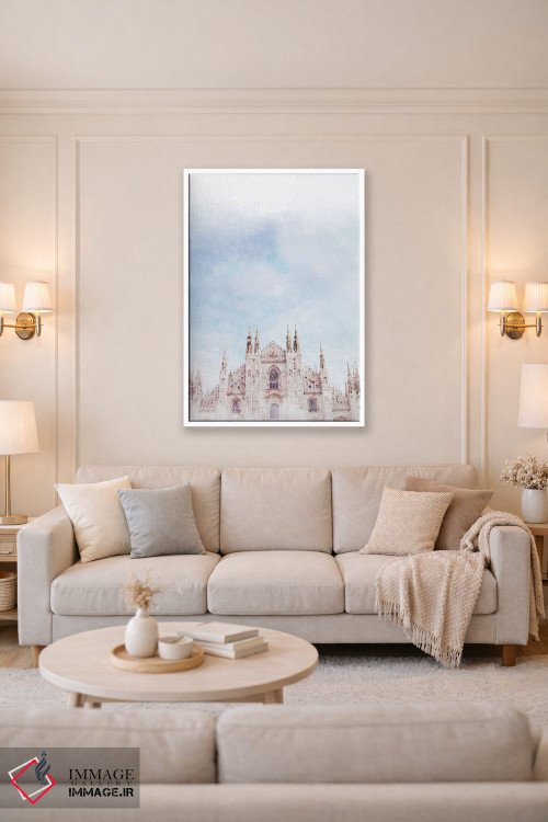 تابلو دکوراتیو پوستر سفر به دوئومو میلان اثر ناتالی رایان - D3W