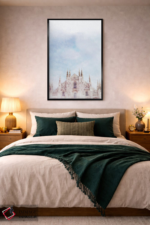 تابلو دکوراتیو پوستر سفر به دوئومو میلان اثر ناتالی رایان - D4B