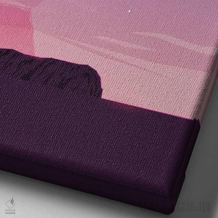 تابلو مدرن پوستر سفر به استرالیا اثر ناتالی رایان - نمای نزدیک بافت بوم