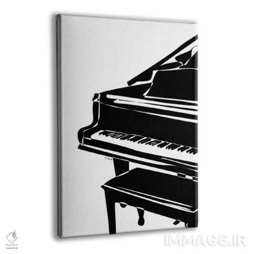 تابلو مینیمال پیانوی بزرگ اثر نیسه کرونا - نمای پرسپکتیو محصول