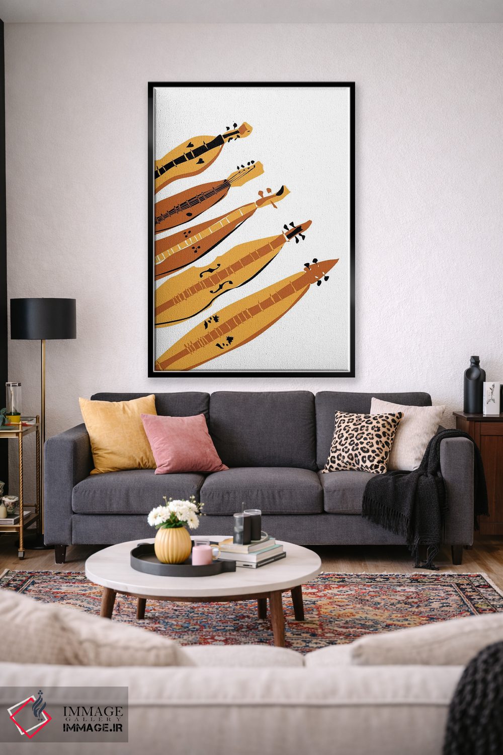 تابلو مینیمال دالسیمر اثر نیسه کرونا - D3B