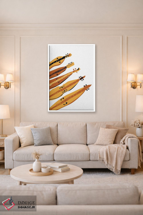 تابلو مینیمال دالسیمر اثر نیسه کرونا - D4W