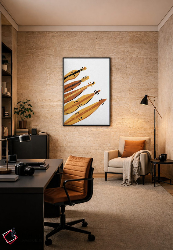 تابلو مینیمال دالسیمر اثر نیسه کرونا - D6B