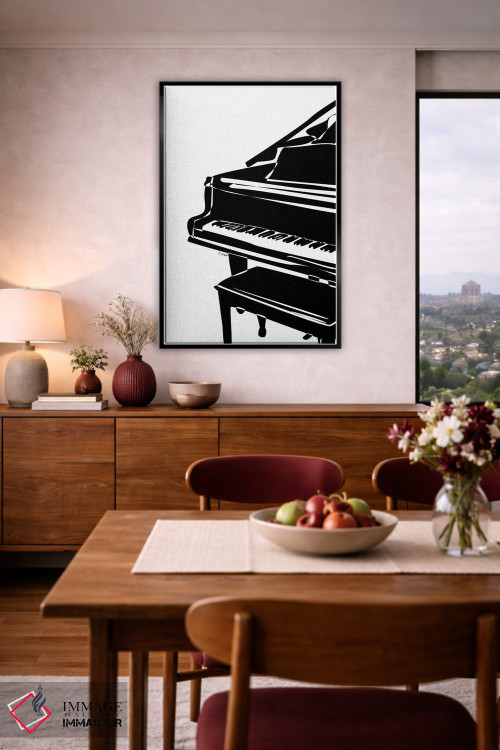 تابلو مینیمال پیانوی بزرگ اثر نیسه کرونا - D4B