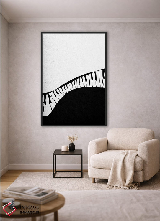 تابلو مینیمال ست پیانو شماره ۲ اثر نیسه کرونا - D1B