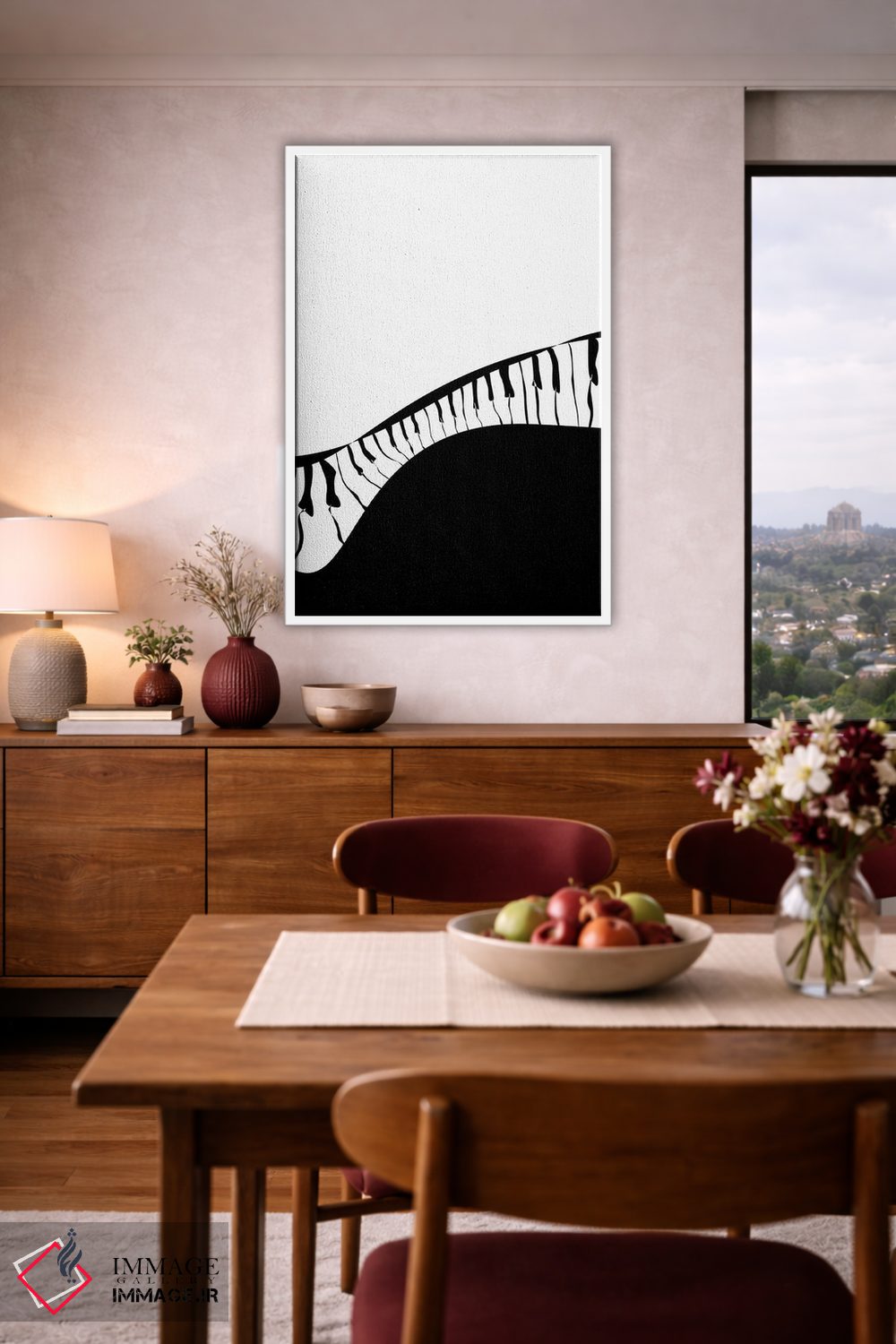 تابلو مینیمال ست پیانو شماره ۲ اثر نیسه کرونا - D4W