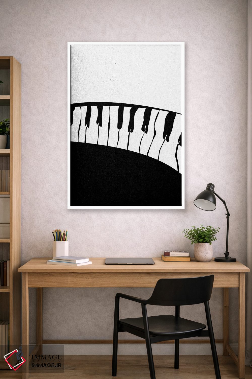 تابلو مینیمال ست پیانو شماره ۳ اثر نیسه کرونا - D1W