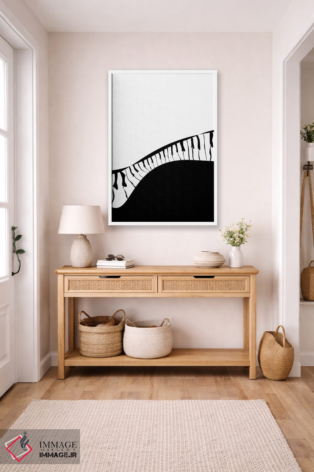 تابلو مینیمال ست پیانو شماره ۲ اثر نیسه کرونا - D5W