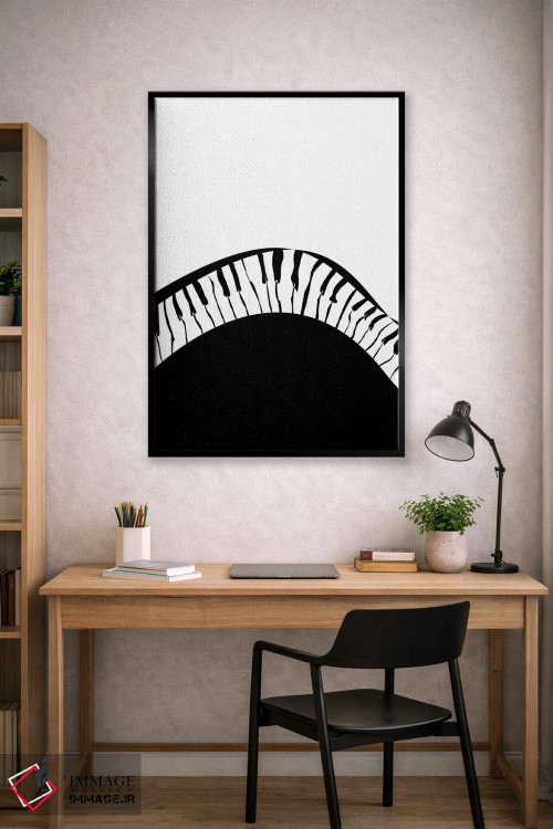 تابلو مینیمال ست پیانو شماره ۱ اثر نیسه کرونا - D2B
