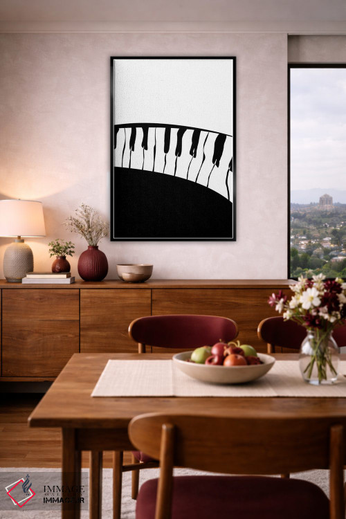 تابلو مینیمال ست پیانو شماره ۳ اثر نیسه کرونا - D4B