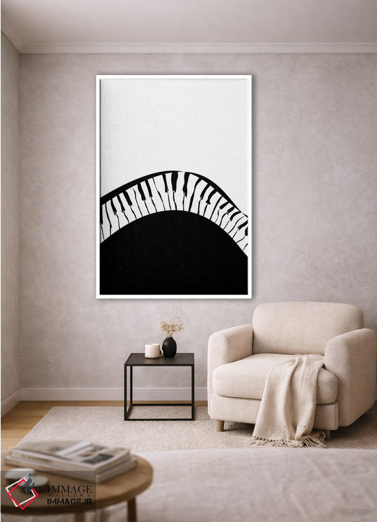 تابلو مینیمال ست پیانو شماره ۱ اثر نیسه کرونا - D1W