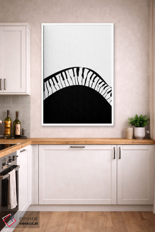 تابلو مینیمال ست پیانو شماره ۱ اثر نیسه کرونا - D3W