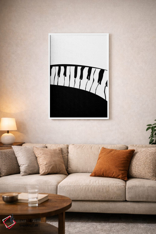 تابلو مینیمال ست پیانو شماره ۳ اثر نیسه کرونا - D3W
