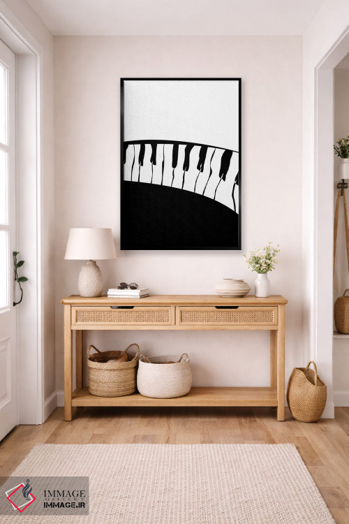 تابلو مینیمال ست پیانو شماره ۳ اثر نیسه کرونا - D6B