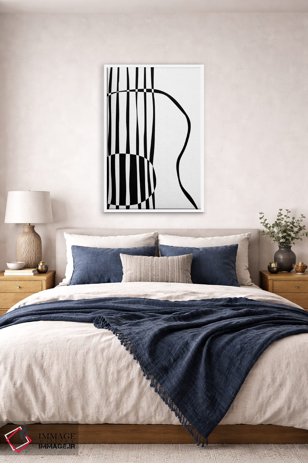 تابلو مینیمال گیتار آکوستیک اثر نیسه کرونا - D5W