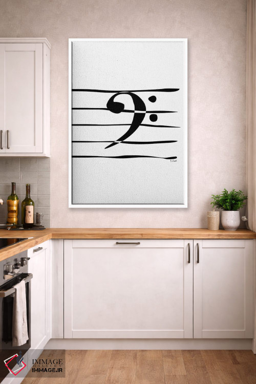 تابلو مینیمال کلید باس اثر نیسه کرونا - D3W