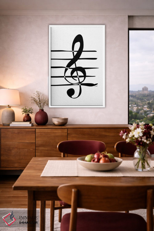 تابلو مینیمال کلید تربل اثر نیسه کرونا - D4W