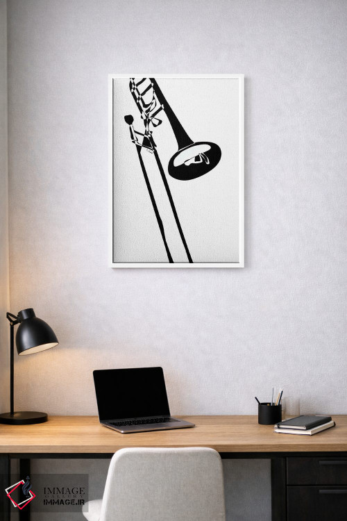 تابلو مینیمال ترومبون اثر نیسه کرونا - D1W