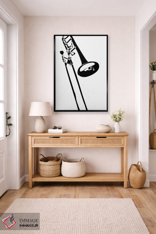 تابلو مینیمال ترومبون اثر نیسه کرونا - D5B