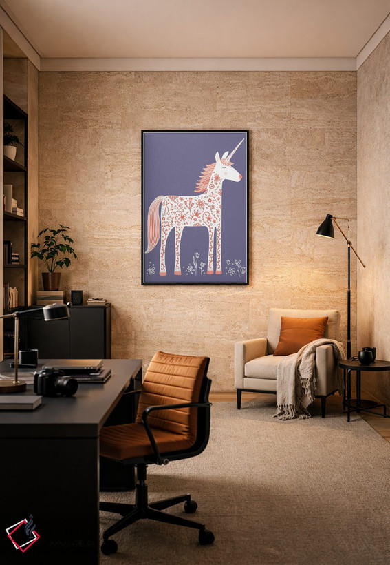 تابلو دکوراتیو تک شاخ اثر نیک اسکویرل - D6B