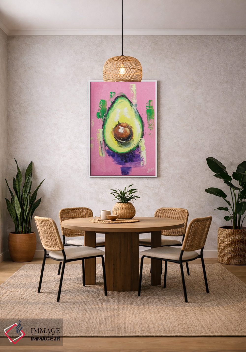 تابلو دکوراتیو آووکادو اثر ناتالی مک - D2W