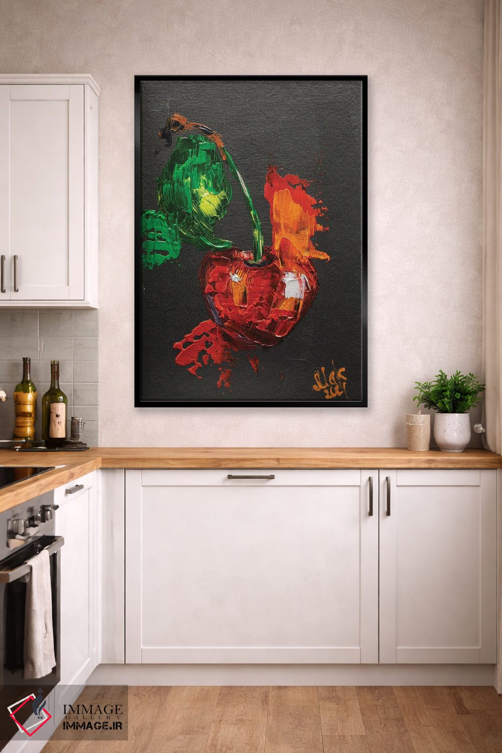 تابلو دکوراتیو گیلاس آبدار اثر ناتالی مک - D2B