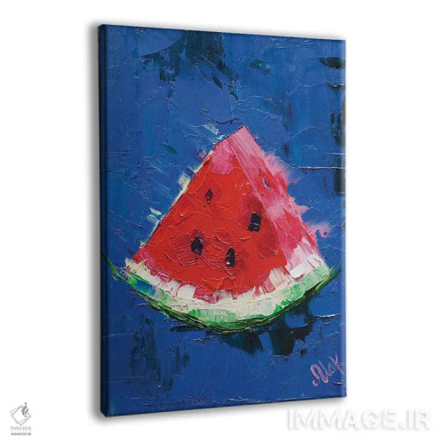 تابلو دکوراتیو برش هندوانه اثر ناتالی مک - نمای پرسپکتیو محصول