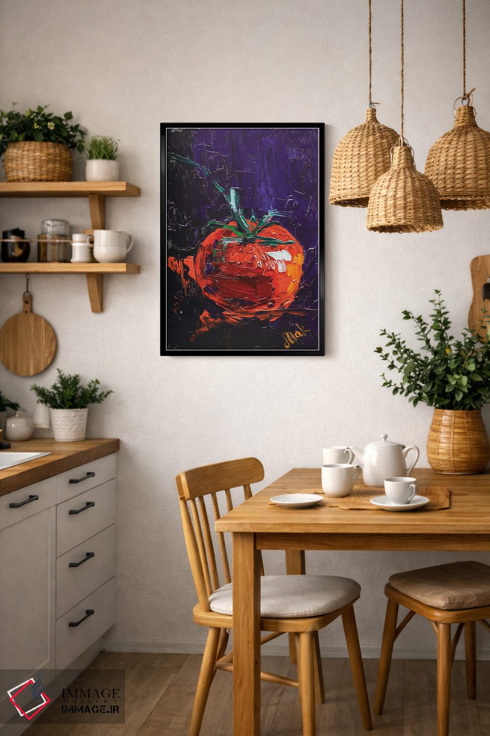 تابلو دکوراتیو گوجه فرنگی اثر ناتالی مک - D6B