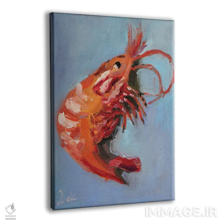 تابلو دکوراتیو میگو شماره ۲ اثر ناتالی مک - نمای پرسپکتیو محصول