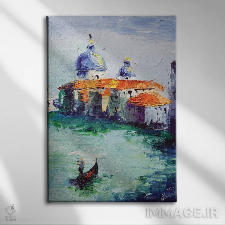 تابلو دکوراتیو ونیز شماره ۲ اثر ناتالی مک - نمای روبهرو روی دیوار