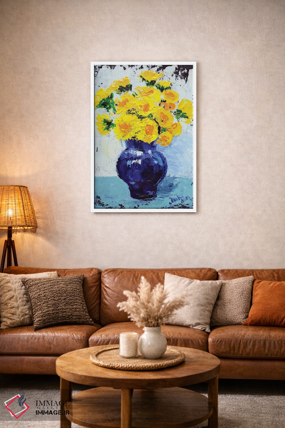 تابلو دکوراتیو دسته گل قاصدک اثر ناتالی مک - D1W