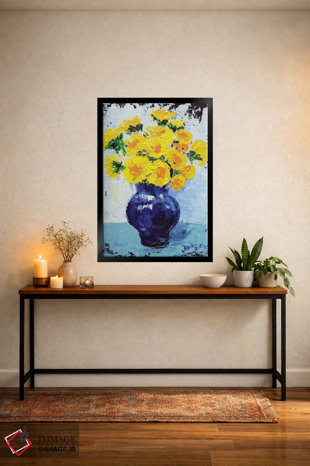 تابلو دکوراتیو دسته گل قاصدک اثر ناتالی مک - D5B