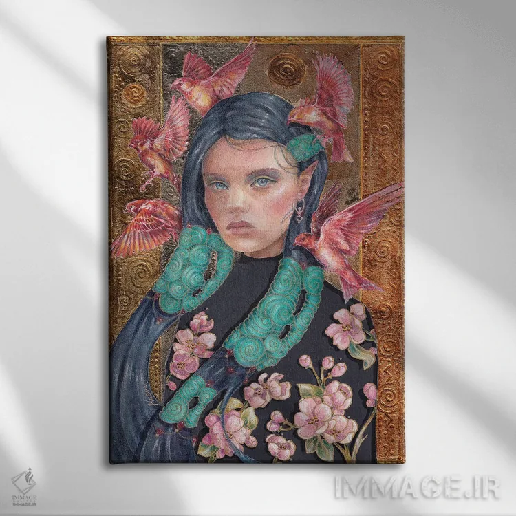 تابلو دکوراتیو ادل اثر نیکولاس تاور - نمای روبهرو روی دیوار
