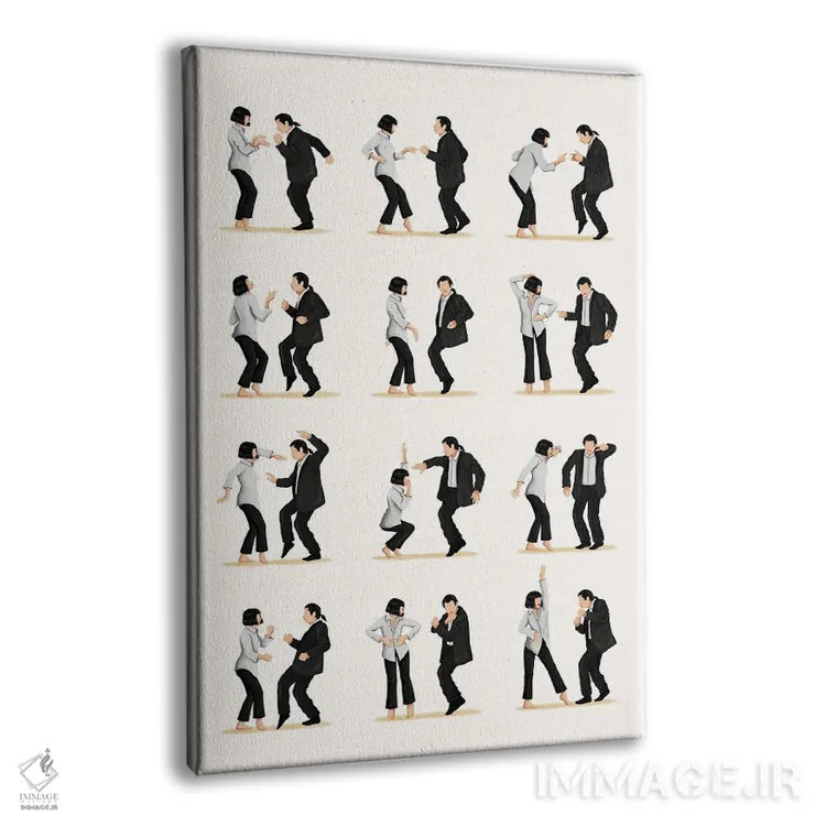 تابلو دکوراتیو داستان عامه پسند نسخه گسترش یافته اثر نور طحمه - نمای پرسپکتیو محصول