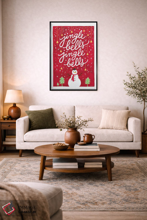 تابلو دکوراتیو زنگوله ها I اثر نور طحمه - D3B