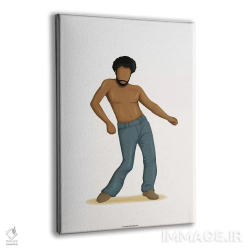 تابلو دکوراتیو گوارا اثر نور طحمه - نمای پرسپکتیو محصول