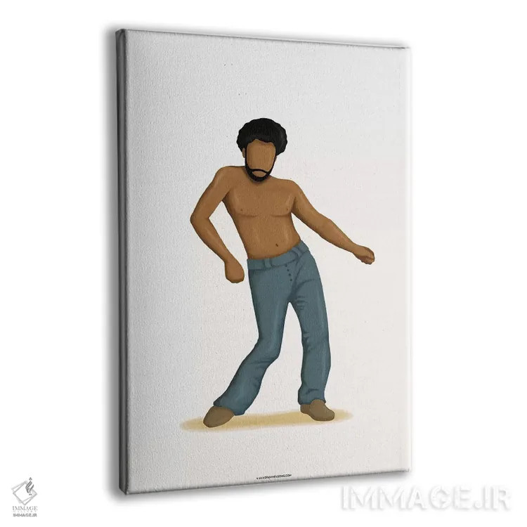 تابلو دکوراتیو گوارا اثر نور طحمه - نمای پرسپکتیو محصول