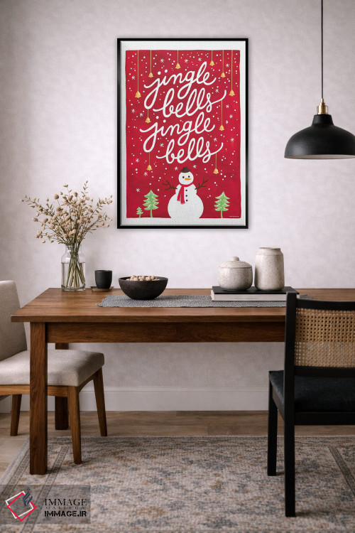 تابلو دکوراتیو زنگوله ها I اثر نور طحمه - D4B