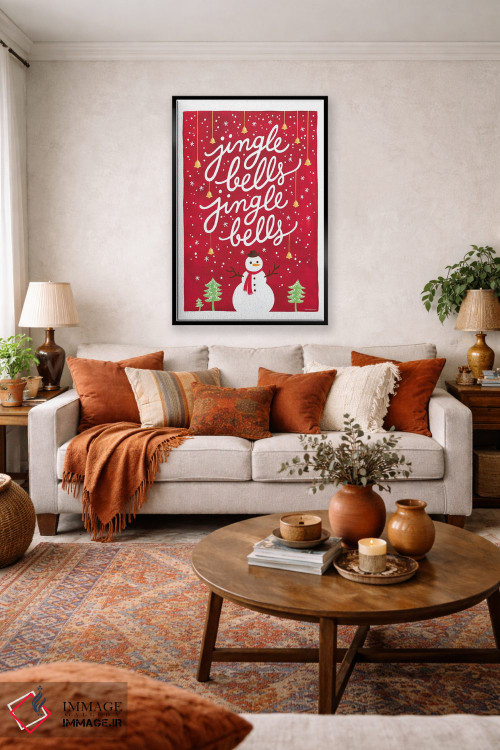 تابلو دکوراتیو زنگوله ها I اثر نور طحمه - D2B