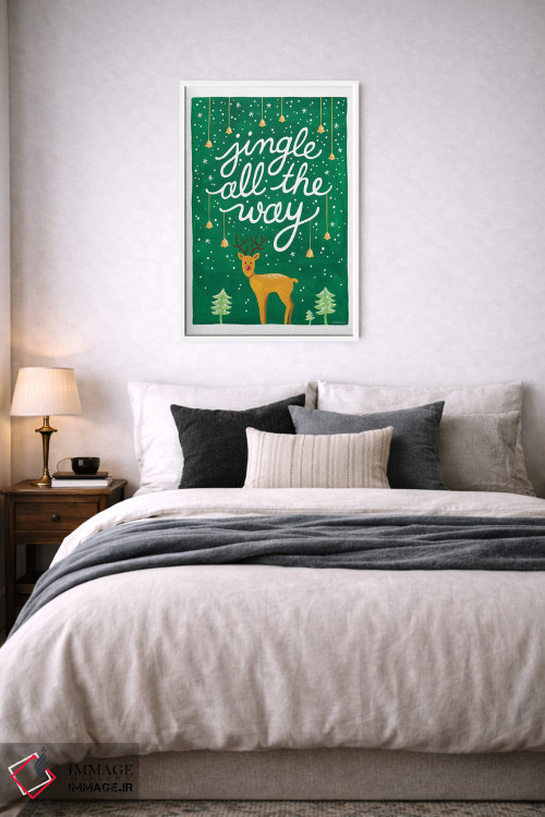 تابلو دکوراتیو زنگوله ها II اثر نور طحمه - D5W