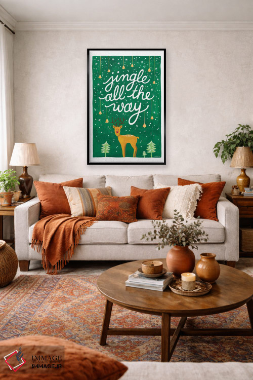 تابلو دکوراتیو زنگوله ها II اثر نور طحمه - D3B