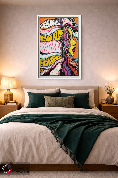 تابلو دکوراتیو تنها دختر اثر نور طحمه - D2W