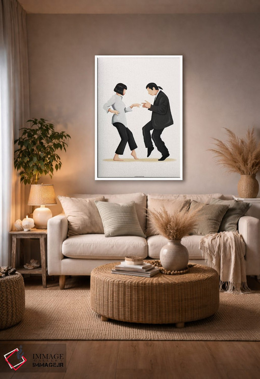 تابلو دکوراتیو داستان عامه پسند اثر نور طحمه - D2W