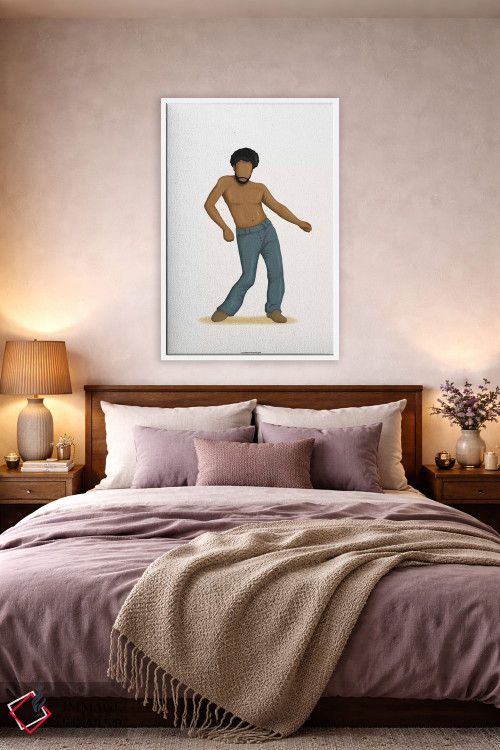 تابلو دکوراتیو گوارا اثر نور طحمه - D4W