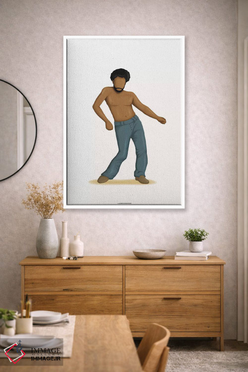 تابلو دکوراتیو گوارا اثر نور طحمه - D2W