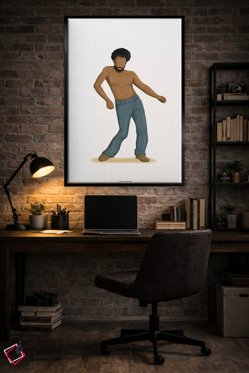 تابلو دکوراتیو گوارا اثر نور طحمه - D5B